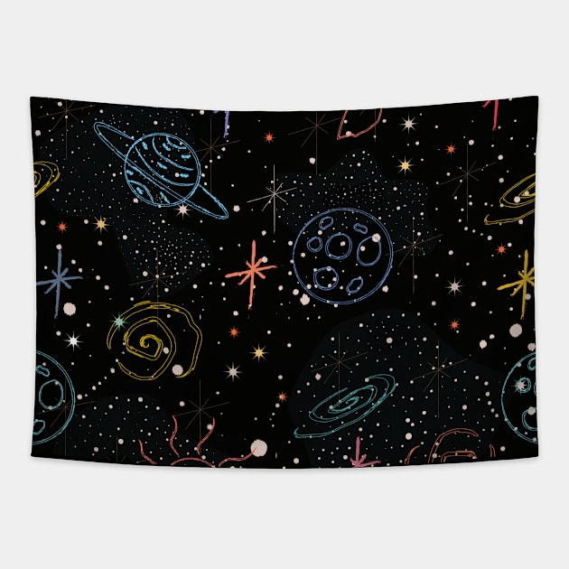 Cosmic Space Tapestry by KristinaStellar 