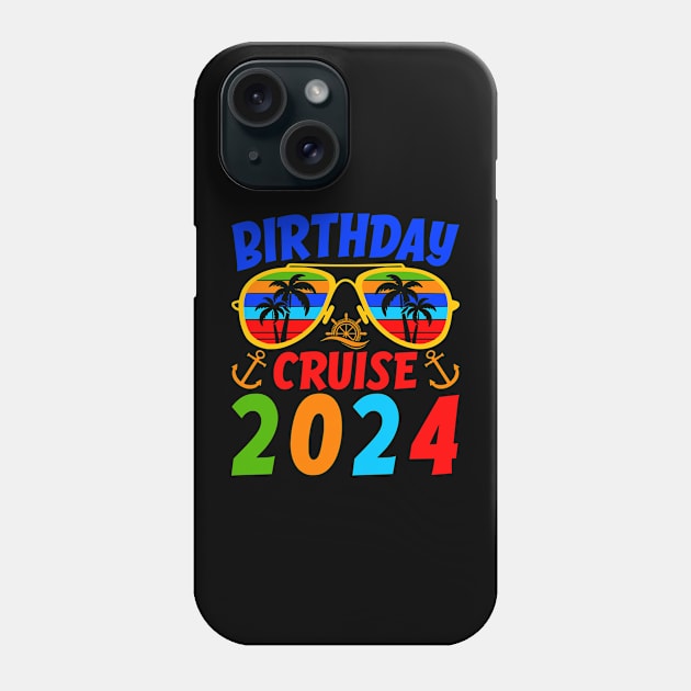 Birthday Cruise 2024 Phone Case by VisionDesigner