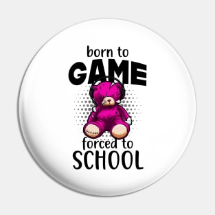 Gamer Bear Gaming Video Games Fun Pin