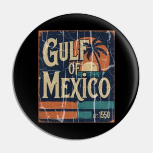 retro gulf of mexico Pin
