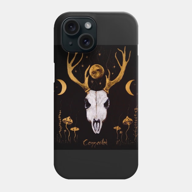 God Pan or Cernnunos the devil Phone Case by monchie