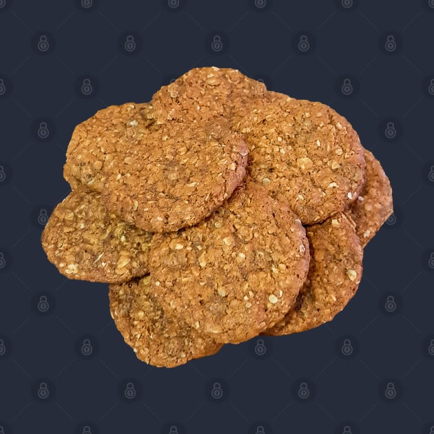 Pile of Oatmeal Cookies by ellenhenryart