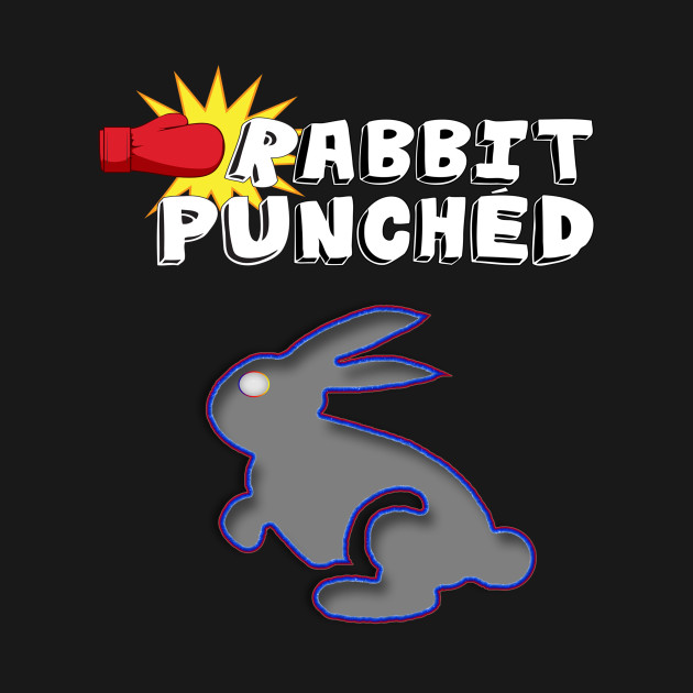 Neon Gray Rabbit of the Future With the shows title by RabbitPunched