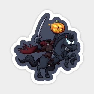 Creepy Halloween Horseman Magnet