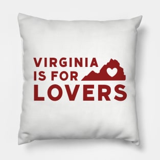 Virginia Is For Lovers Pillow