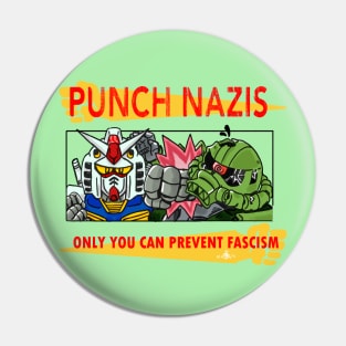 PUNCH NAZIS (Gundam ver) Pin