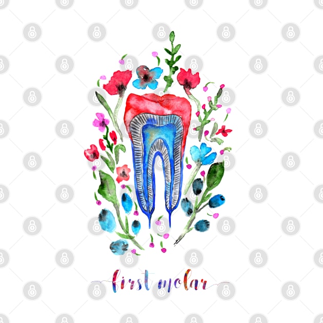 First molar by RosaliArt