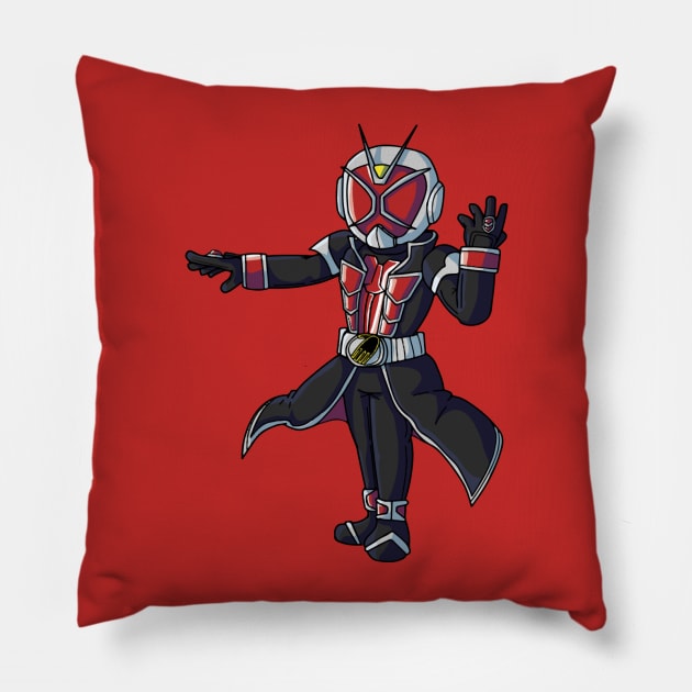 Kamen Rider Wizard Chibi Pillow by Lautidood