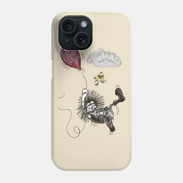 FREE HUGS Phone Case by fear my nerves