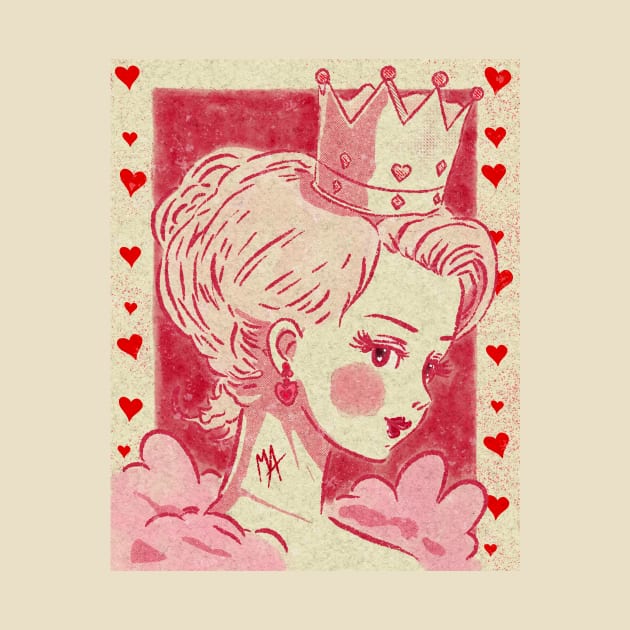 Queen of Hearts (la reina de corazones) by The Mindful Maestra