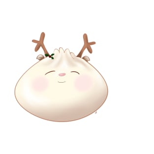 Reindeer Holiday Holly Bao T-Shirt