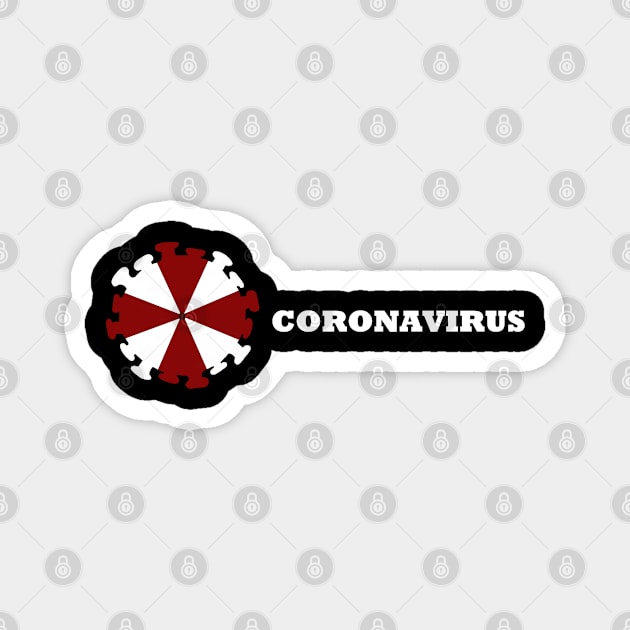 Coronavirus Magnet by skullbox