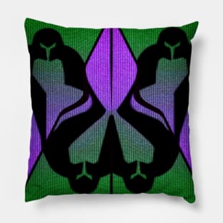 Purple Green Obsidian Order Jevonite Dagger Pillow