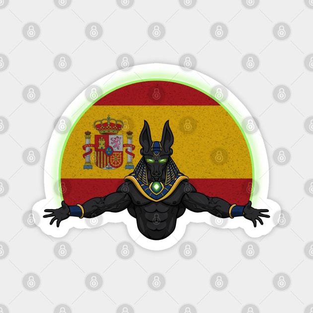 Anubis Spain Magnet by RampArt