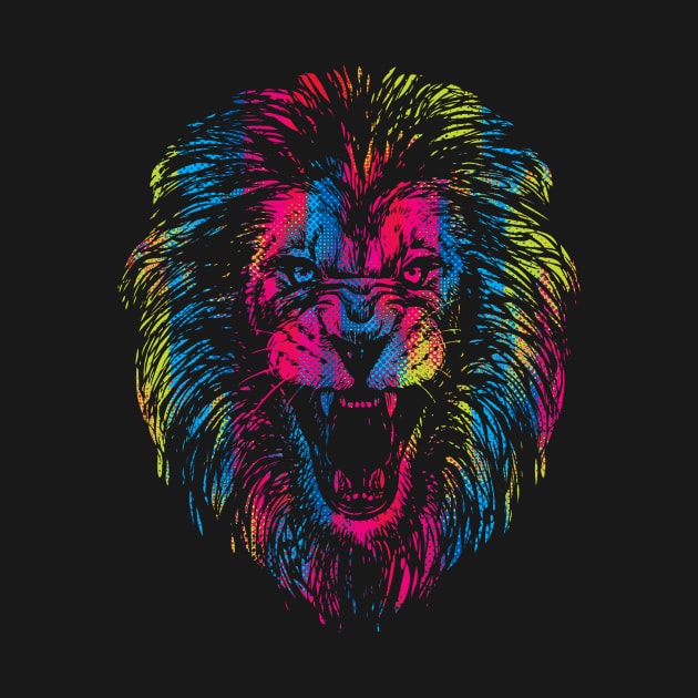 Vibrant Lion by Daletheskater