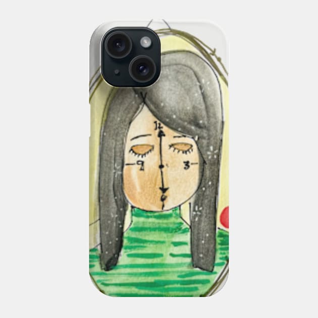 Lady Time Phone Case by Love Gives Art