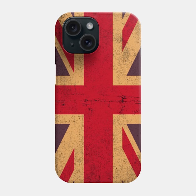 Vintage Retro British Flag Phone Case by Happy as I travel