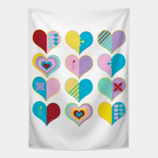 Hearts Tapestry