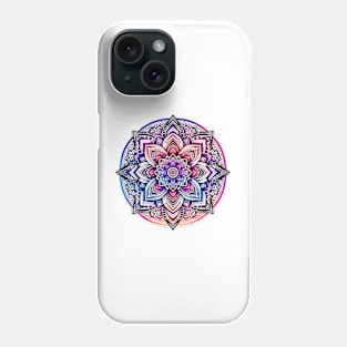 Serenity Mandala 3 - Pink, Purple and Blue Phone Case