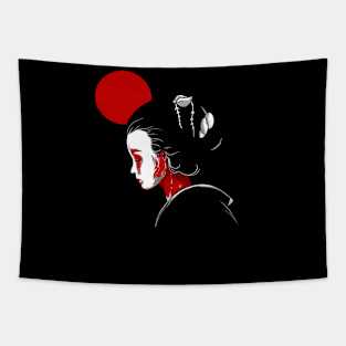 Girl of the rising sun Tapestry