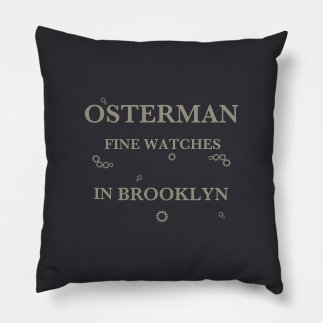 Osterman Fine Watches - Watchmen Pillow by GeekGiftGallery