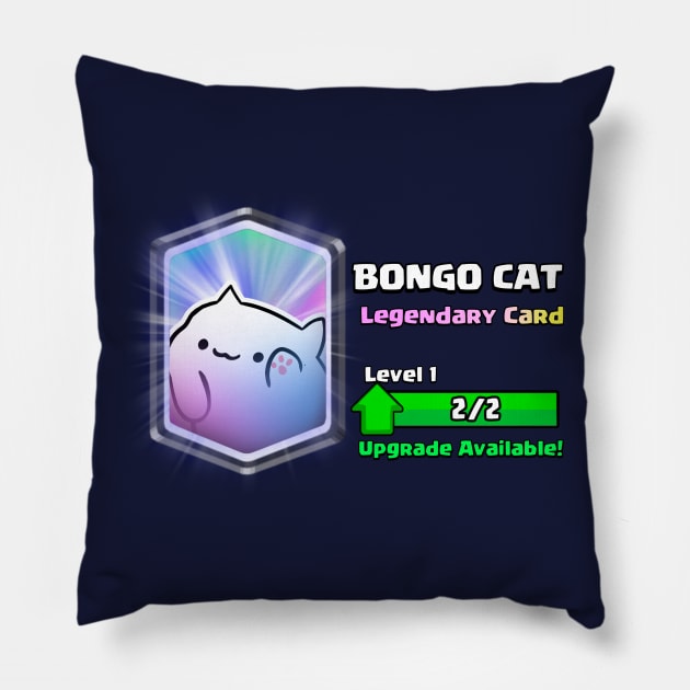 Bongo card Pillow by conquart