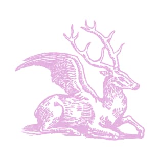 deer demon pink T-Shirt