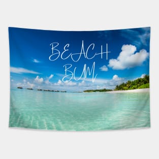 Beach bum - stunning beach scenery tshirt Tapestry