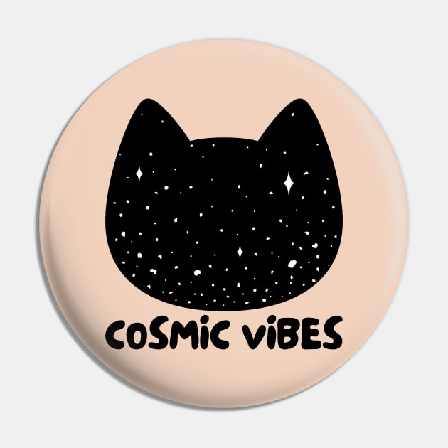 Cosmic Vibes Pin by Purrestrialco