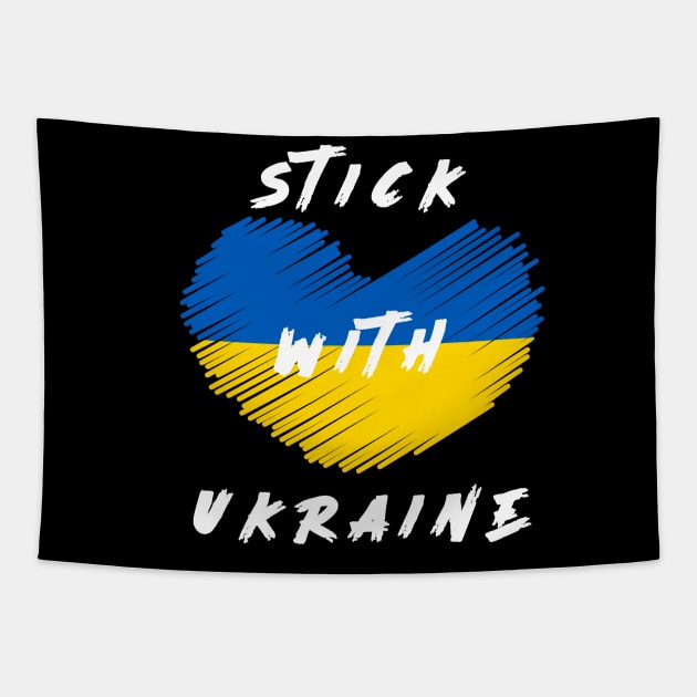 stick  with ukraine Shirt, Support Ukraine Shirt, Stand with Ukraine shirt, Puck Futin Shirt, Ukraine Flag Shirt, Ukranian Shirt, Ukraine Gifts Tapestry by black lynx