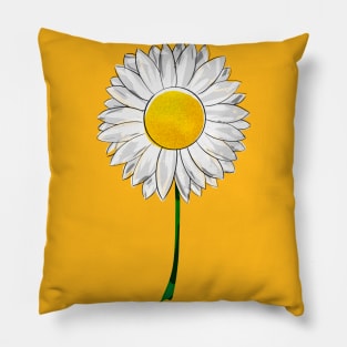 Daisy Flower Pillow