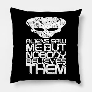 Alien Ufo Area 51 Pillow