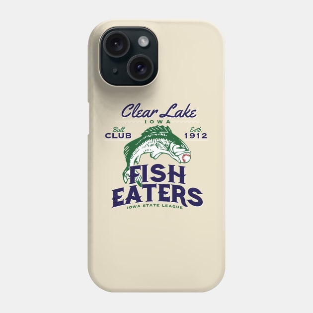 Clear Lake Fish Eaters Phone Case by MindsparkCreative