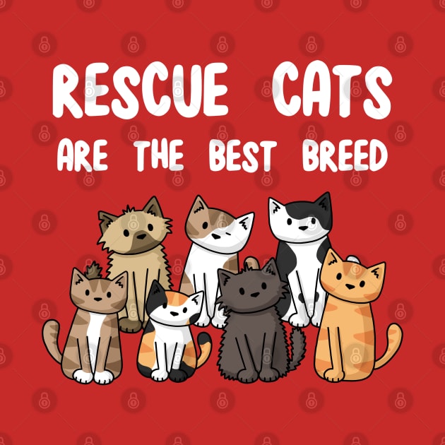 Rescue Cats Are The Best Breed by Doodlecats 