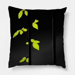 Black and green Pillow