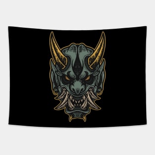 Green Oni Tapestry