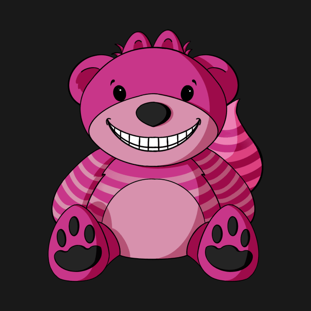 Cheshire Cat Teddy Bear by Alisha Ober Designs