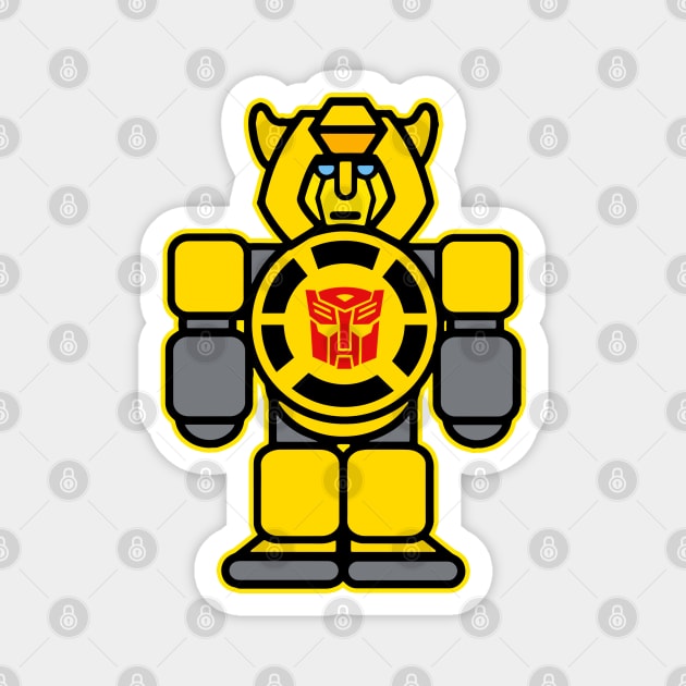 Transformers GEN 1 - chibi style - Bumblebee Magnet by ROBZILLA