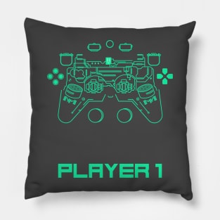 Player 1 Pillow