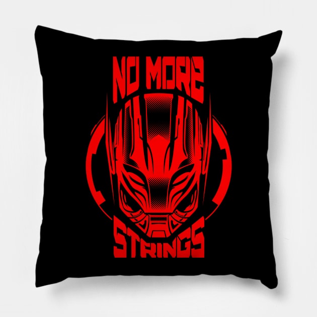 Strings Pillow by demonigote