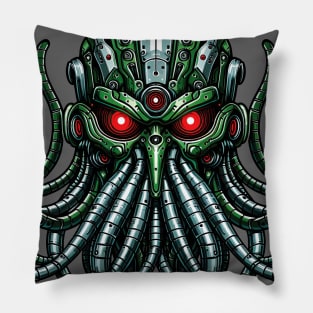 Biomech Cthulhu Overlord S01 D33 Pillow