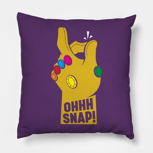 Ohhh Snap! Pillow by rossawesome