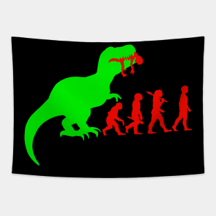 Evolution Dinosaur Tapestry