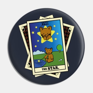 TAROT CARDS DECK | THE STAR. | FORTUNE CAT Pin