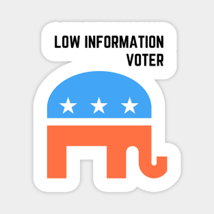 Republican Elephant, Low Information Voter Magnet