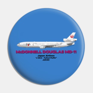 McDonnell Douglas MD-11 - Japan Airlines "J Bird - Tufted Puffin" Pin