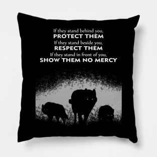 Protect Them - Wolves Pillow