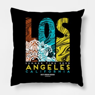 Los Angeles surfing Pillow