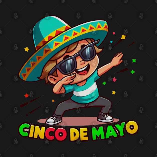 Dabbing BOY sunglasses  Cinco De Mayo Let's Fiesta Mexican Party by MetAliStor ⭐⭐⭐⭐⭐