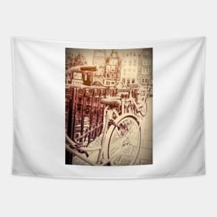 Bicyclettes Amsterdam Tapestry